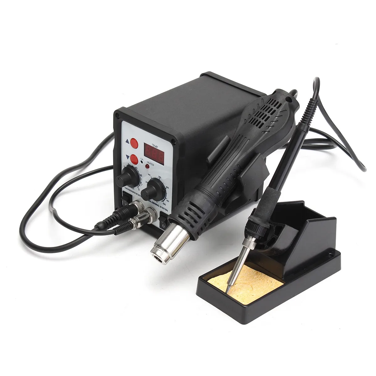 

858D+ Hot Air Soldering Station 110V 700W LED Digital Solder Heat Guns Rework Station
