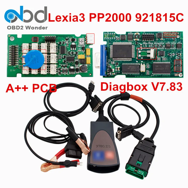 2018 Lexia3 Pp2000 921815c автомобильный диагностический сканер Lexia 3 Diagbox V7.83 для peugeot Forcitroen