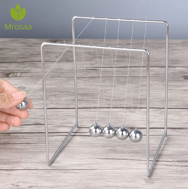 

Stainless Steel Retro Metal Balls Toys Metal Stents Newton Pendulum Balls Desk Ornaments Decorations Balance Ball Crafts