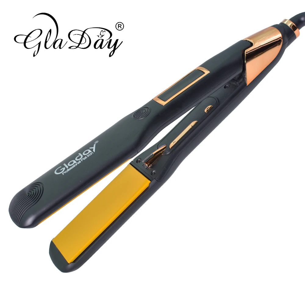 2019 Новый Arival широкий MCH выпрямитель для волос Керамика волос Flat Iron Инструменты для укладки с 230 градусов