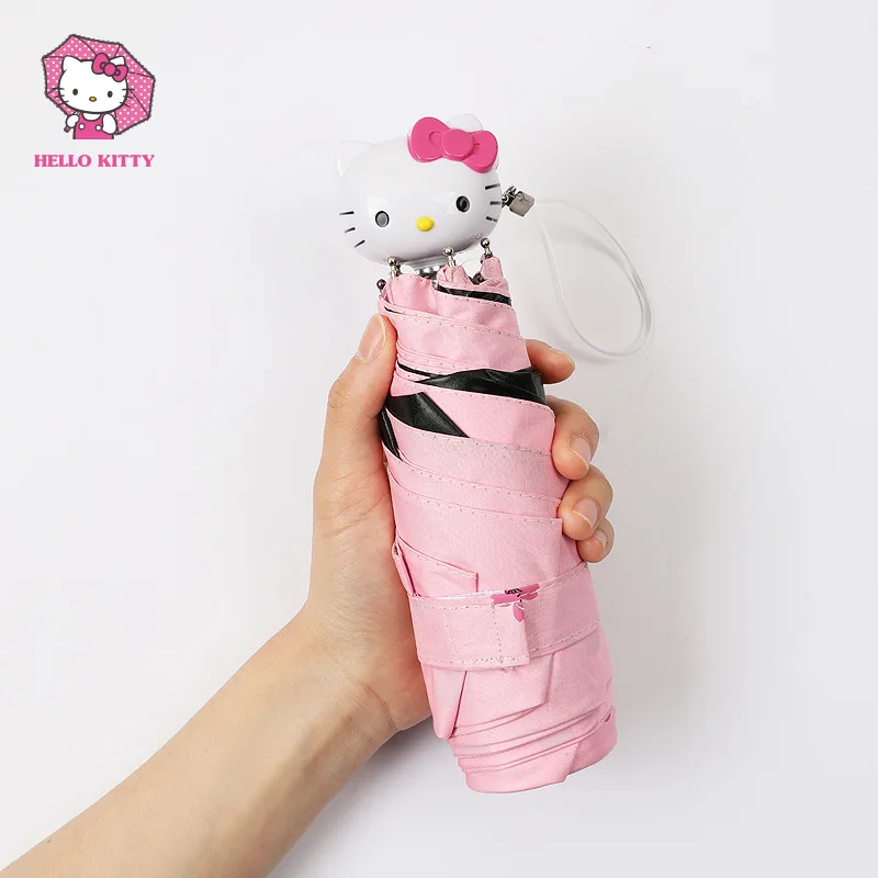Hellokitty мультфильм девушка студент зонтик Карманный мини складной слишком