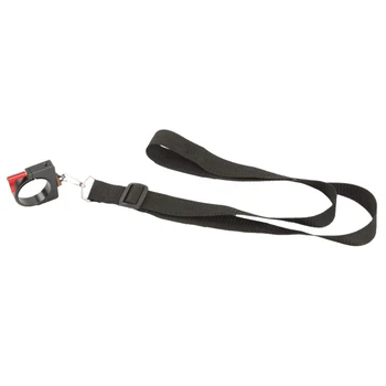 

High-Grade Nylon Braided Lanyard Neck Strap with Aluminum Alloy Extension Ring Clamp Mount Adapter with 1/4 and 3/8 inch Screw