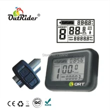 Hot Sale!36V Electric Bicycle LCD display with Time Setting Top-speed Setting Choice of Display Unit Wheel Diameter Setting CE