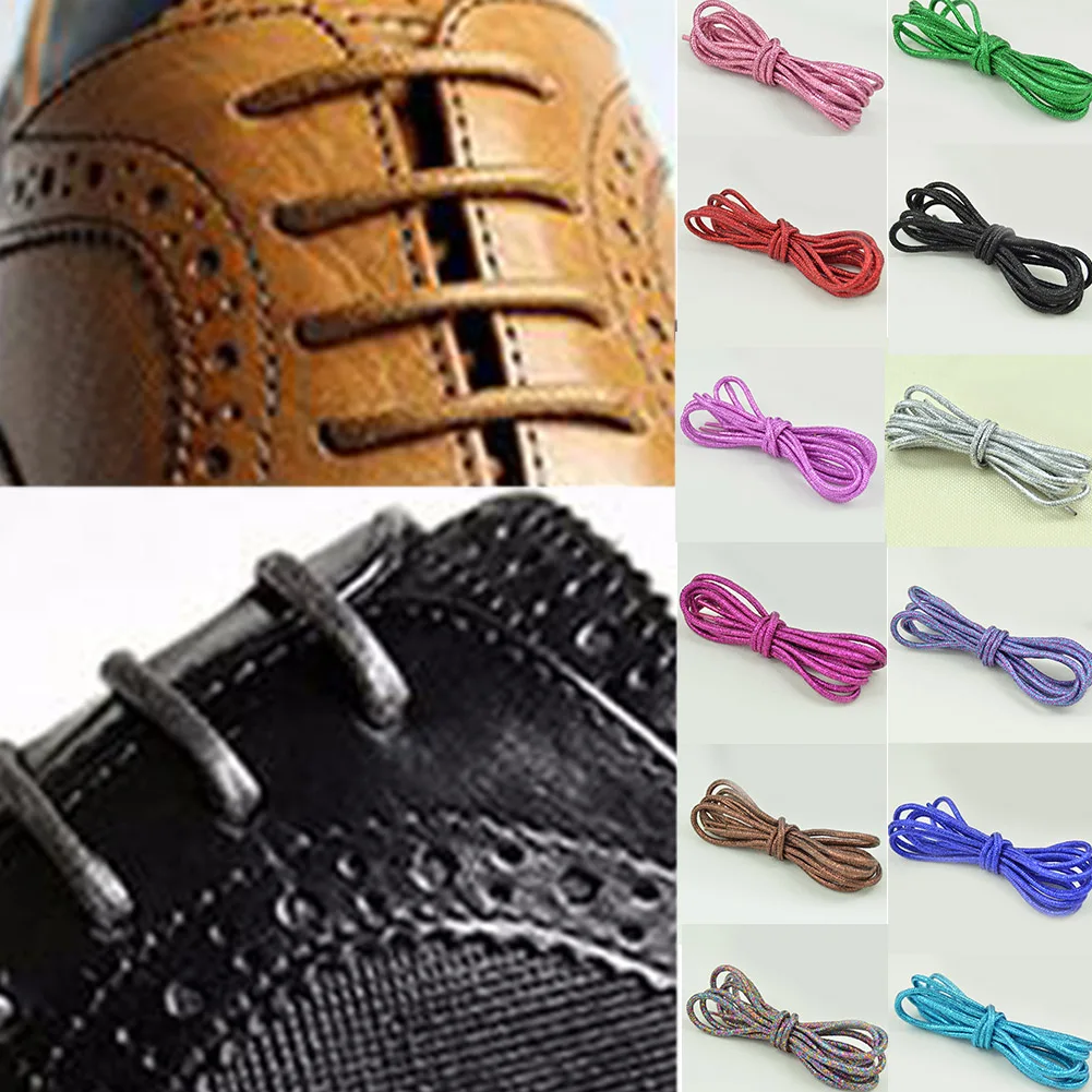 

1 Pair Fashion Magic Reflective Shoe Laces Gold Silver Coloful Round Shoelace Strings