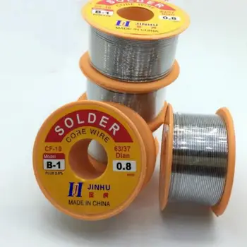 

Electrical Welding Cable Electronics Assembly Wires 100g 63/37 Tin Lead Rosin Core 0.5-2mm 2% Flux Reel Welding Line Solder Wire