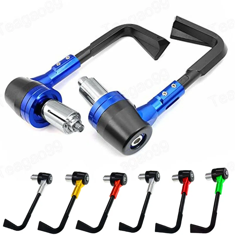 

Motorcycle Moto GP Sportbike Streetbike 22mm 7/8" CNC Brake Clutch Lever Guard Protector Bar End Universal
