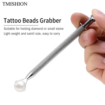 

1pc Tattoo Bead Ball Grabber 4 Claw Stainless Steel Gem Body Piercing Tool Removal Insertion Work Supply Tattoo Accessory