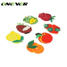 Onever 7 шт/лот различные запахи автомобиля духи бумажная машинка освежитель воздуха висящий фруктовый ароматный аромат бумага для наклейки для авто