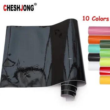 

50cmX200CM DIY Self Adhesive Glossy Black White Vinyl Car Wrap Film For Car Decal Stickers Motorcycle Scooter Laptop