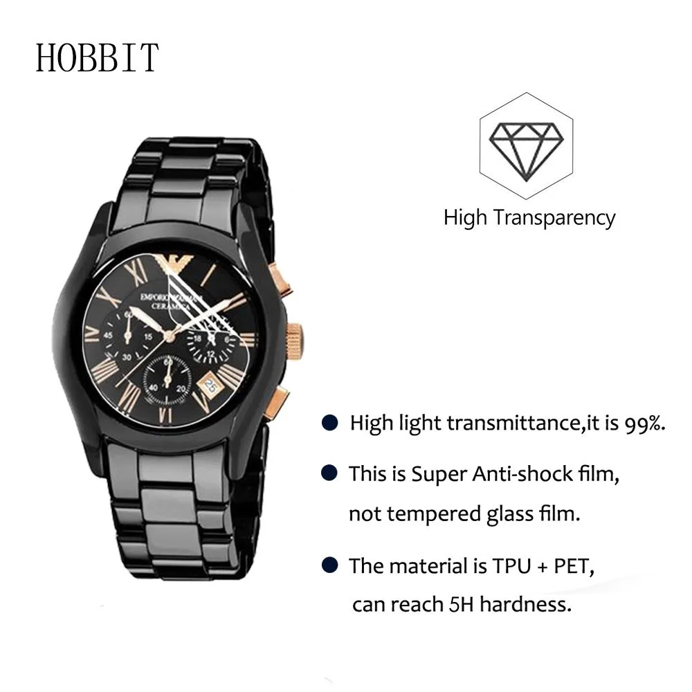 3Pack For Emporio Armani AR1410 AR1410 AR1462 AR1469 AR1485 AR1486 AR1487 Watch LCD Guard Explosion-Proof Screen Protector Film