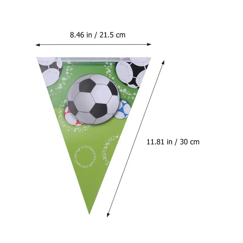 Футбольные украшения для вечеринки в честь Дня рождения поставки Спортивная Тема баннеры гирлянда набор futbol