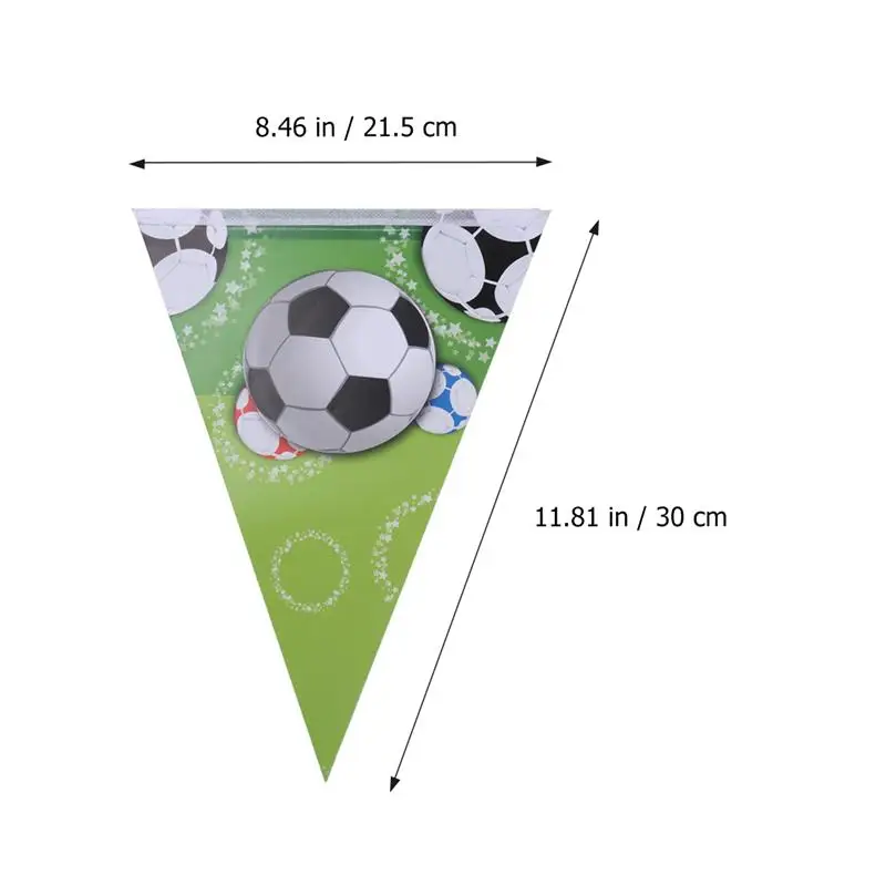 Soccer Birthday Decorations Party Supplies Sporty Theme Bunting Banners Garland Set futbol