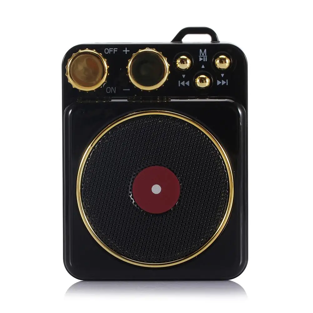 Bluetooth колонка в ретро стиле Atomic Record Player мини беспроводной динамик Поддержка карты