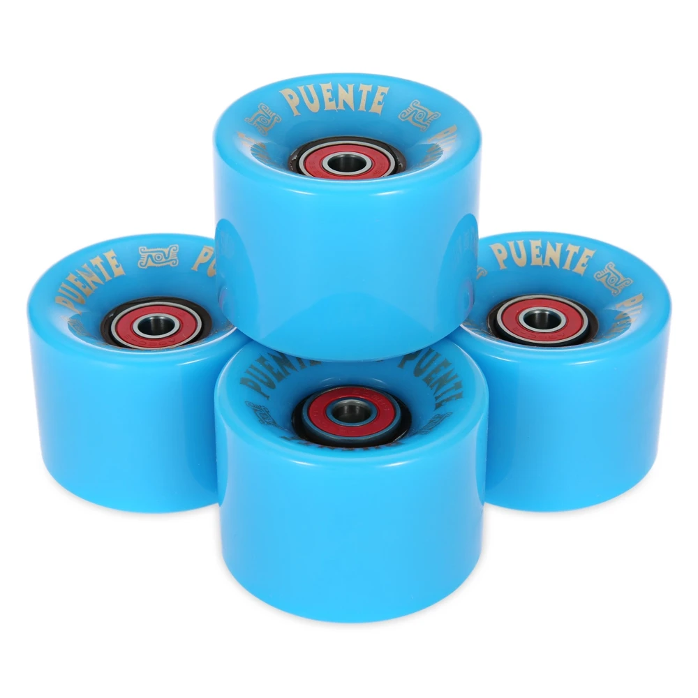 4 pcs 60x45 MM Longboard عجلة تزلج الأسطوانة بمحمل 4 pcs 60x45 MM Longboard عجلة تزلج الأسطوانة بمحمل