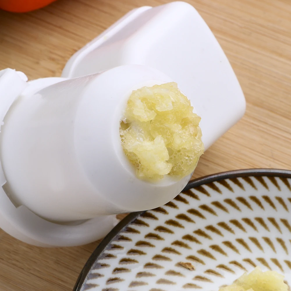 HOOMIN чеснок прессы машина резак Еда Класс PP дробилка для имбиря Muller Кухня Squeeze