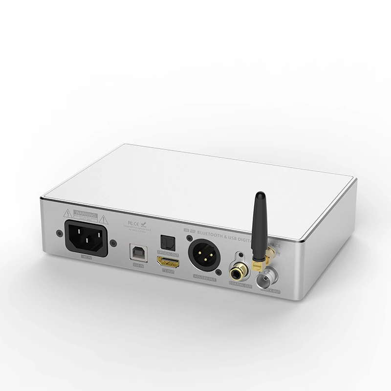 SMSL B2 Настольный цифровой DAC аудио усилитель Hifi Bluetooth DAC USB DSD512 декодер оптический коаксиальный AES выход