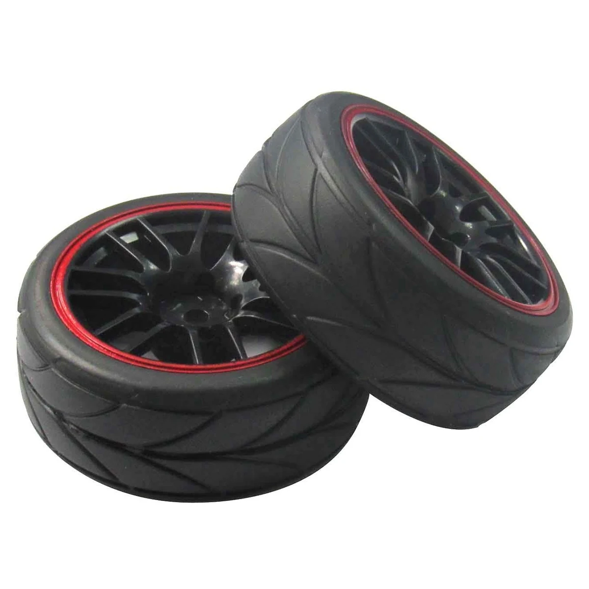 4 шт. 12 мм ступицы колеса диски и резиновые шины для RC 1/10 On-Road Touring Drift Car R