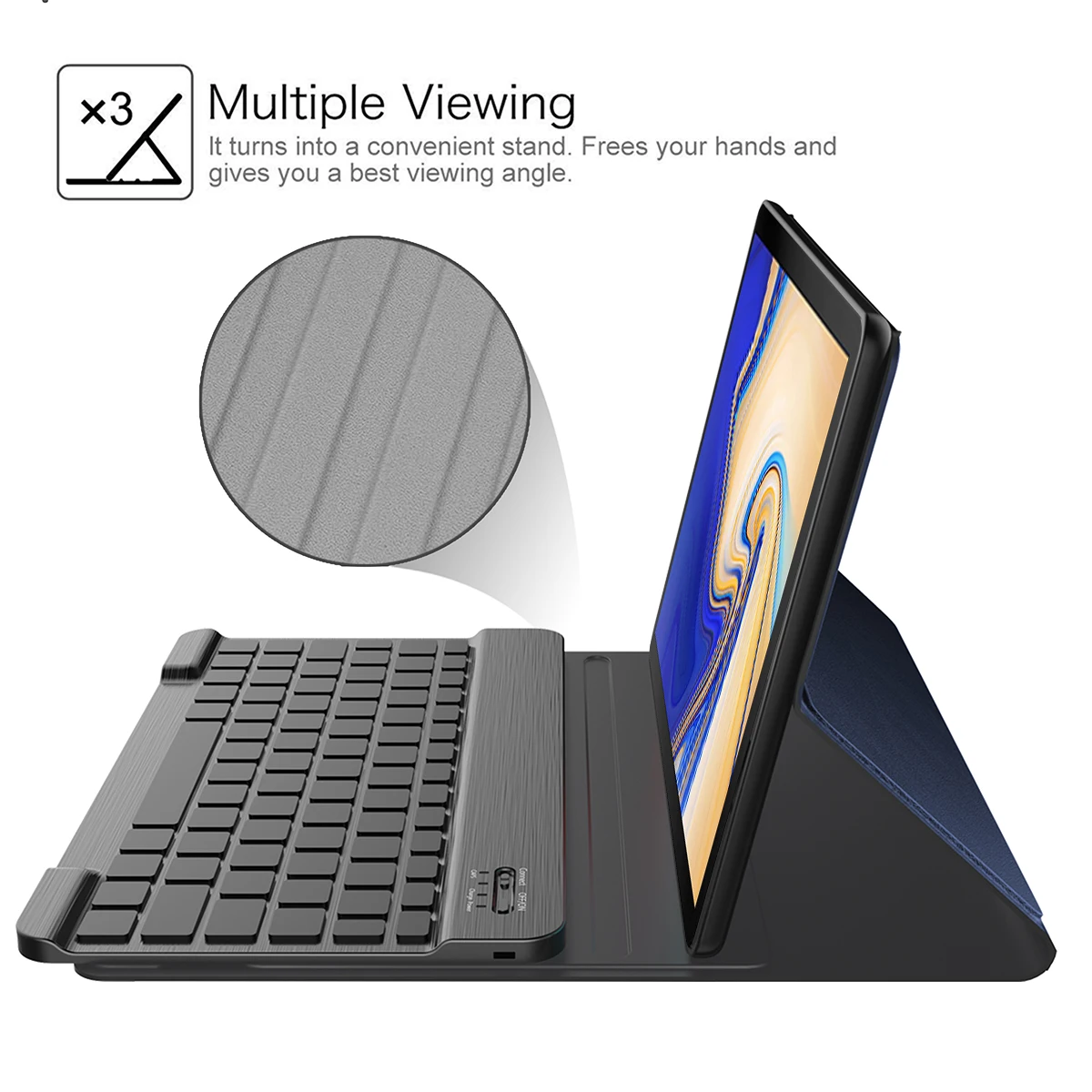 Чехол для Samsung Galaxy Tab S4 10 5 SM T830 T835 с беспроводной клавиатурой Bluetooth в США чехол из