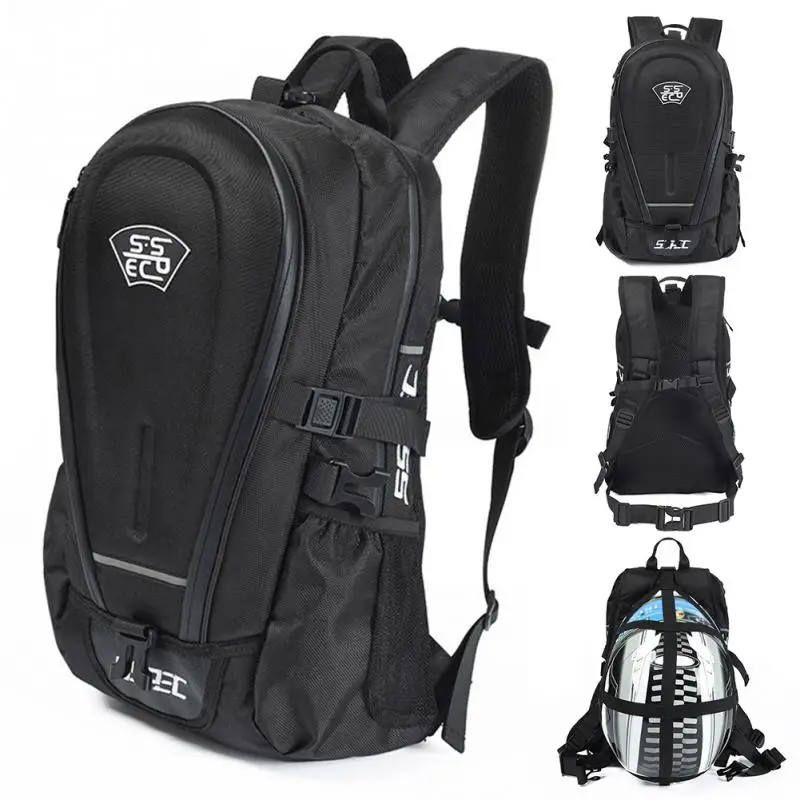 

Unisex Travel Backpack Men Women Oxford Cloth Knapsack Waterproof Double Shoulder Bag Multi-functional Motorcycle Backpack #1107