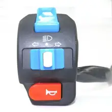 Китайский скутер левая рукоять управления выключатель света управление 8 проводов для TAOTAO PEACE 22 мм