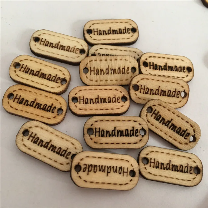 

Lychee 100pcs Nashiki Handmade Label Sewing Garment Embossing Tags DIY Factory Wholesale Home Collection New Arrival