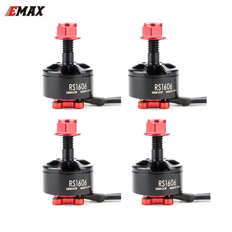 Бесщеточный мотор EMAX 1606 RS1606 3300KV 4000KV 3-4S для радиоуправляемых игрушек запчасти