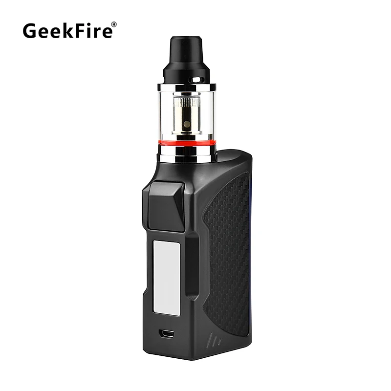 

GeekFire 90W E Cigarette L90 Vape Mod Kit 2200mAh Battery Box Mod L24 Subohm Tank 0.3ohm Top Airflow Control No Leaking Atomizer