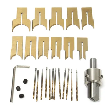 

24Pcs Metal Ball Knife Woodworking Tools Wooden Beads Drill Rotary Bead Molding 6-25Mm