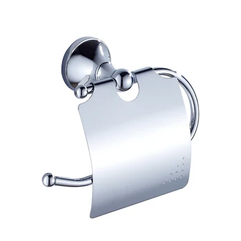 

1PCS Paper Rack Simple Portable Chromed Wall Hanging Copper Bathroom Roll Paper Towel Toilet Holder Accessories Storage Rack