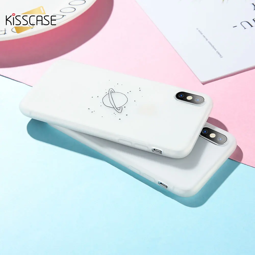 KISSCASE Прекрасный Светящийся чехол для iPhone X XS XR Max 7 6 6S 8 Plus мягкий силиконовый с
