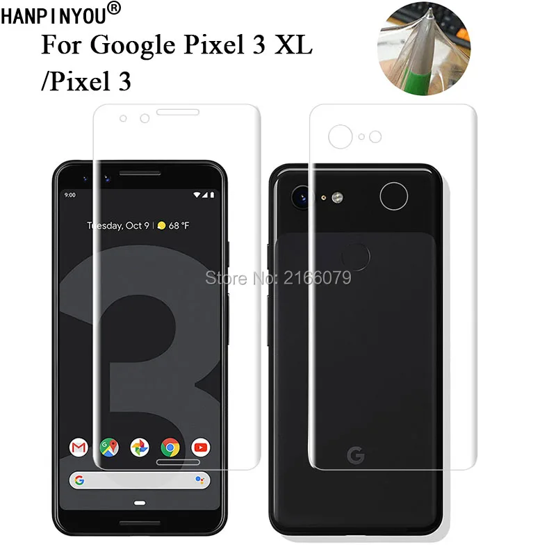 Для Google Pixel3 5 4 pixel/Pixel 3 XL 3xl 6 2 &quotМягкий ТПУ Передняя Задняя крышка Защитная