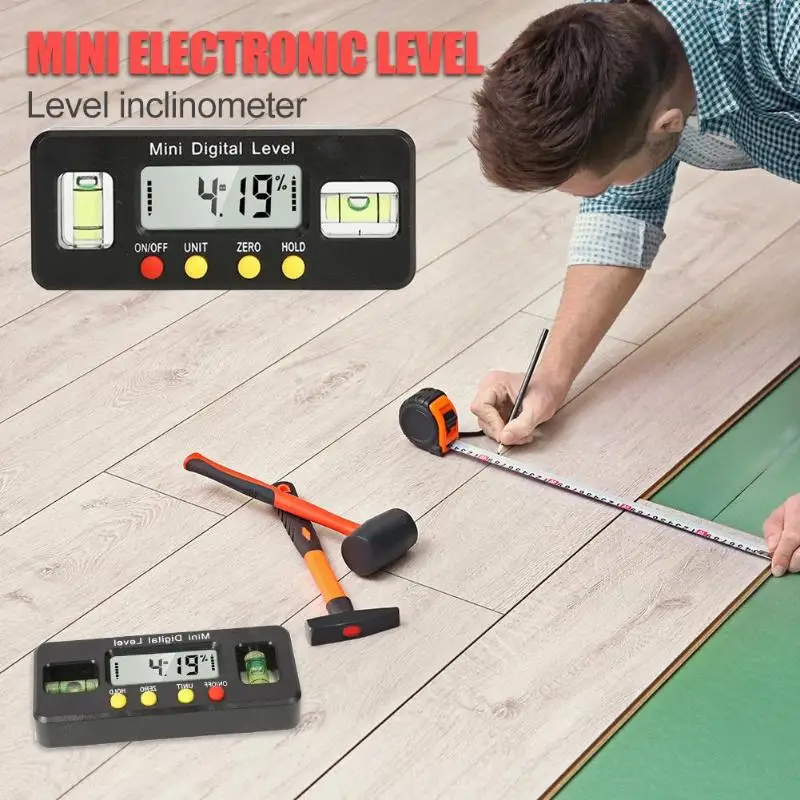

Mini Precision Digital Level Protractor Inclinometer Angle Finder Bevel Box Caliper Measuring Tools dropshipping