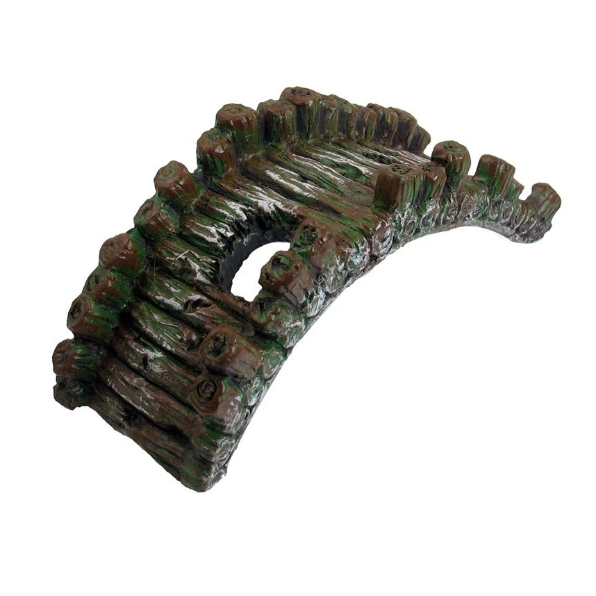

Artificial Resin Arch Bridge Fish Tank Aquarium Ornament 5.6"