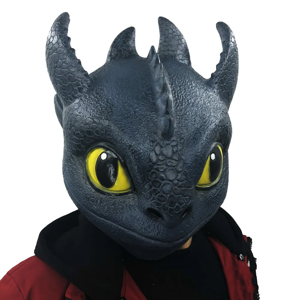 

Toothless Masks How To Train Your Dragon 3 Night Fury Cosplay Mask The Hidden World Adult Carnival Party Helmet