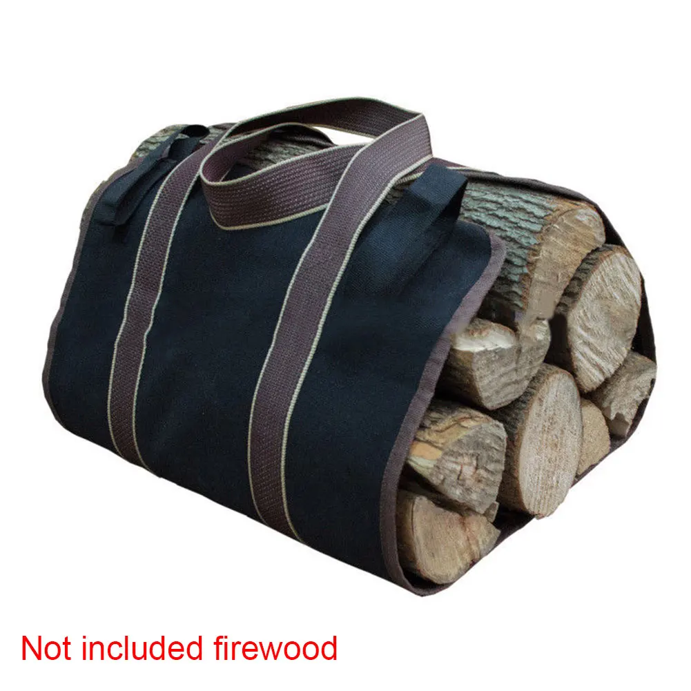 Holder Woodworking Log Canvas Camping Storage Outdoor Bag Water
