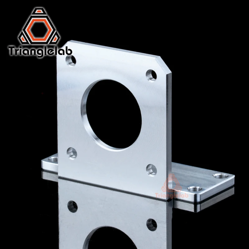 Tanie Trianglelab ze stopu Aluminium ze stopu Aluminium BMG wspornik podtrzymujący Nema17 silnik uchwyt mocujący dla wytłaczarki BMG tian wytłaczarki aero 3 trójwymiarowym