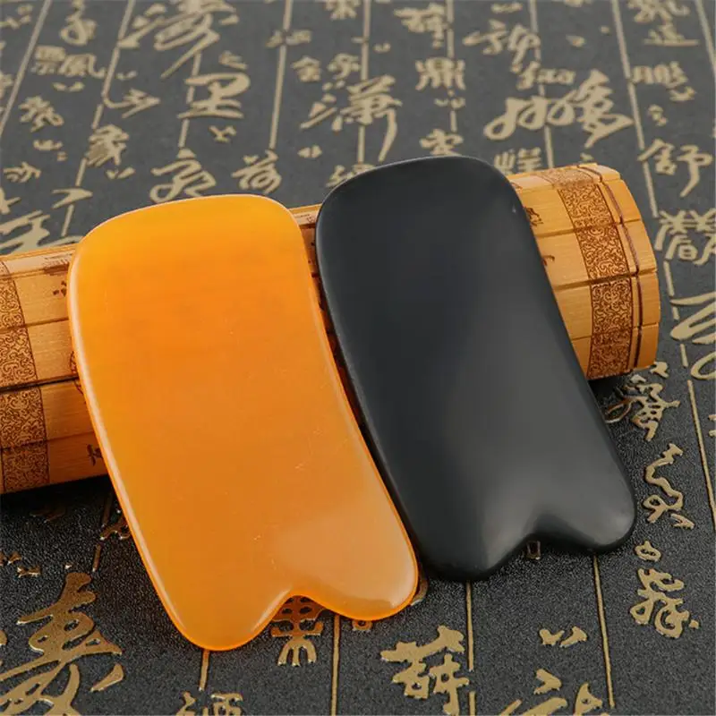 

1pc Resin Scraping Massager Plate Manual Resin Scraping Massager Tool Body Massager Board Acupuncture Point Massage Tool