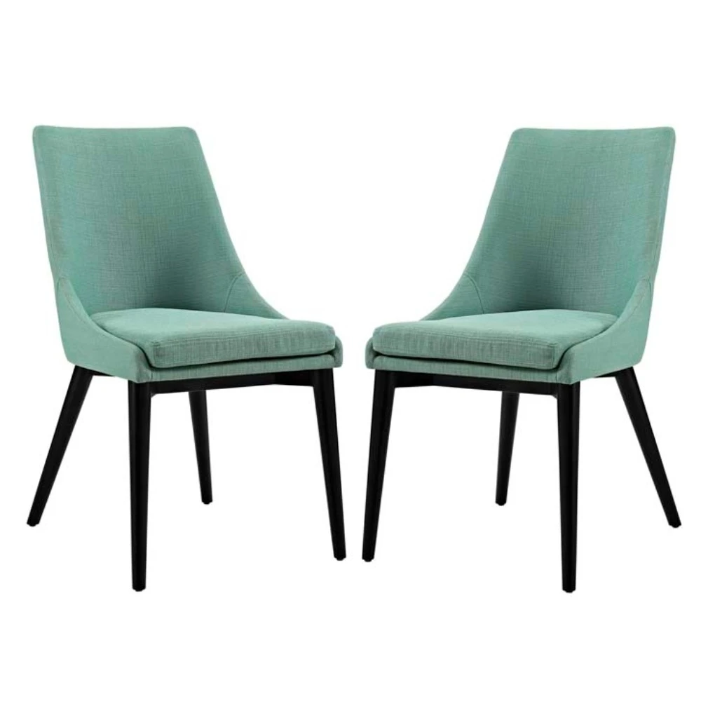 Viscount Set of 2 Fabric Dining Side Chair Laguna | Мебель