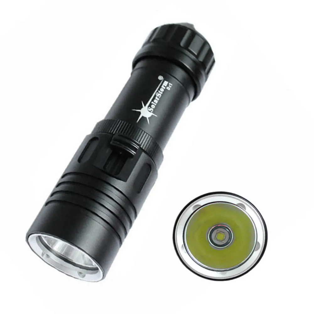 

SolarStorm Professional Diving Light Flashlight The Longest Range Of 200m Maximum Brightness 1200 Lumens Flashlight