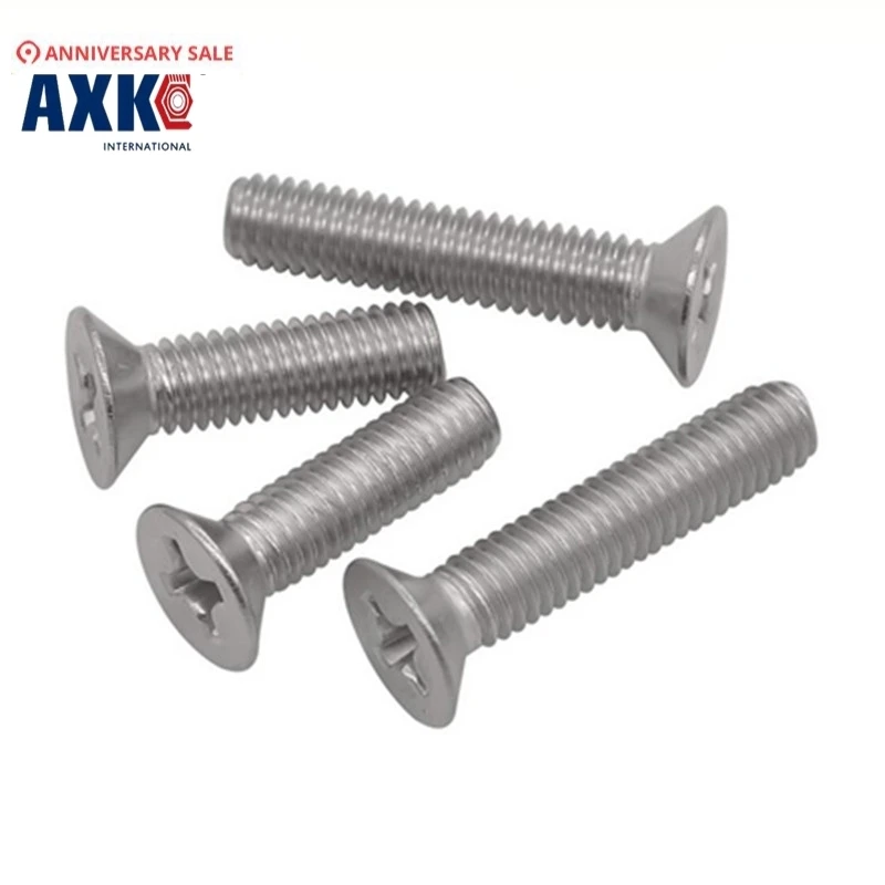 

2018 Limited Vis Parafuso Free Shipping 100pcs/lot Gb819 M4x30 Mm M4*30 304 Stainless Steel Flat Head Cross Countersunk Screw