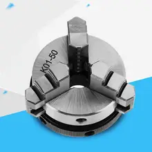Спиральный патрон для тонкой деревообработки патрон с 3 челюстями и крепёжная резьба для станков K01-50 50 мм