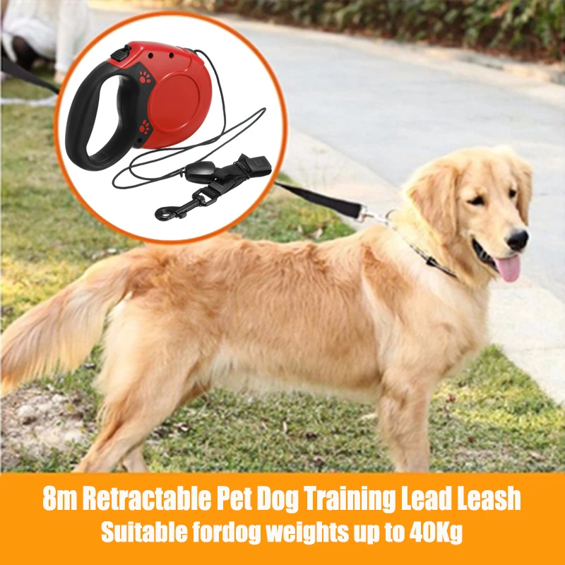 8 metre extendable dog lead