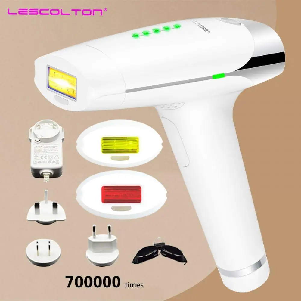 

Lescolton 700000 times depiladora Laser Hair Removal Machine Lazer Epilasyon Hair Removal Permanent Electric depiladora laser