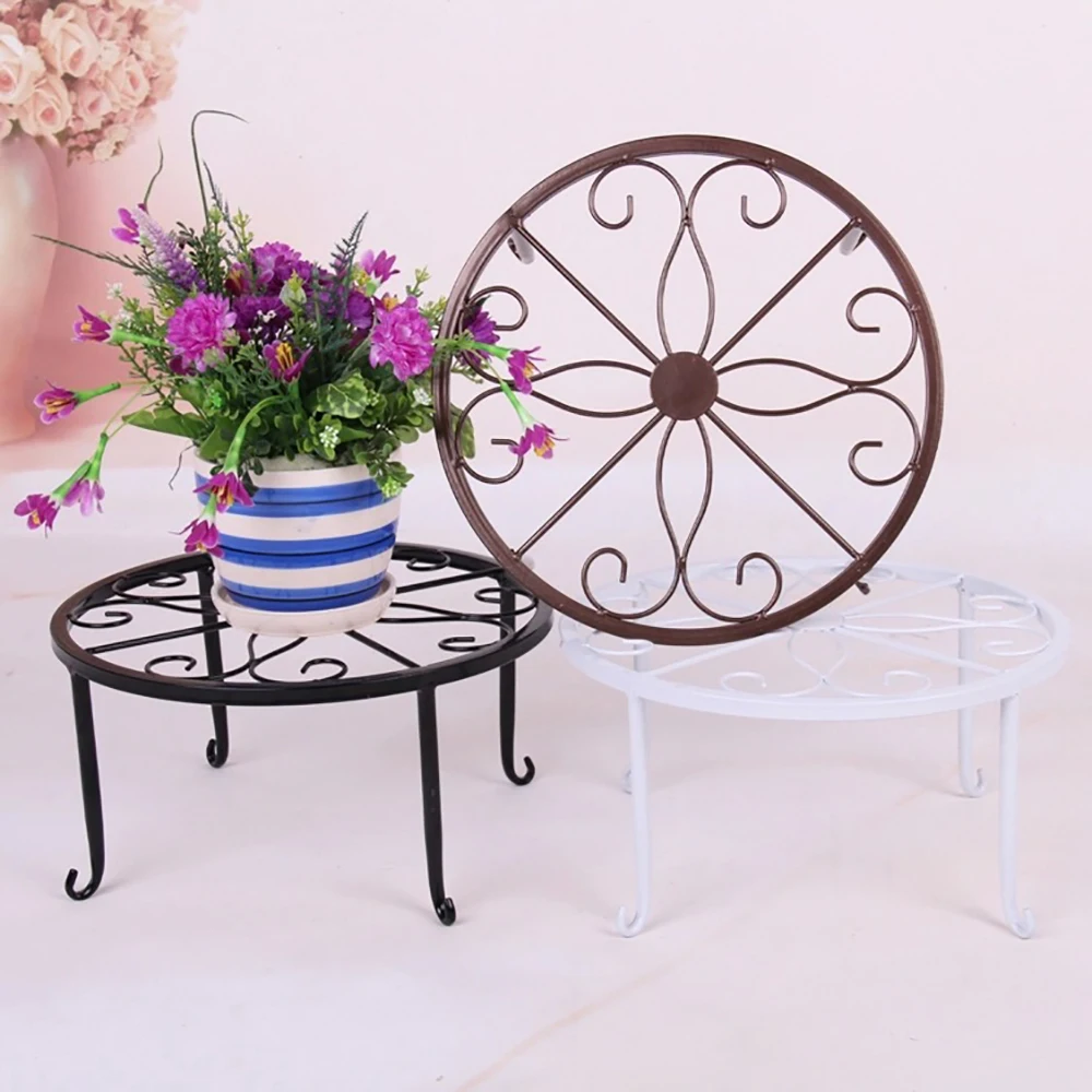 Подставка для растений 24x24x13 см креативная металлическая круглая железная