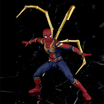 

2019 8 Styles Marvels Toys Avenger Infinite War Spiderman PVC Action Figure Super Heroes Collectible Toys For Children Xmas Gift