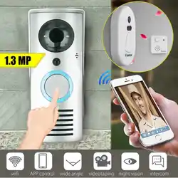 Умный Wi-Fi беспроводной дверной звонок камера телефон видеодомофон ИК Безопасность Дверной звонок приложение управление домашней