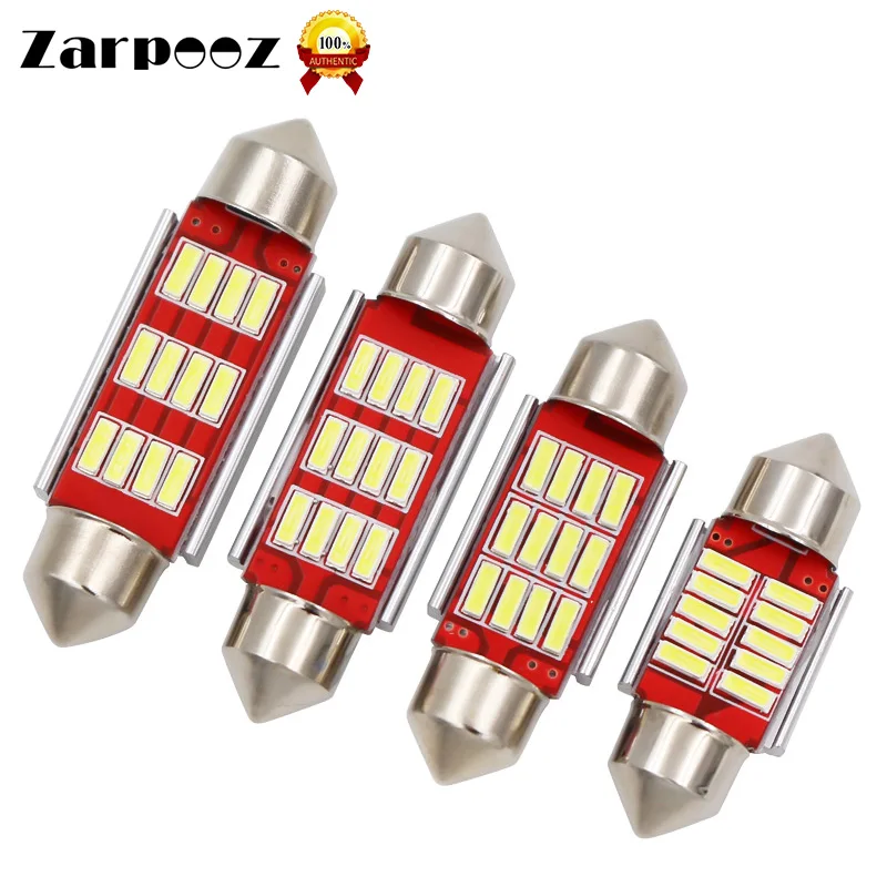 Zarpooz 1 шт. чтения фара 31 мм 36 39 42 светодиодный лампы 6000 K 5 Вт при чтении автомобиль