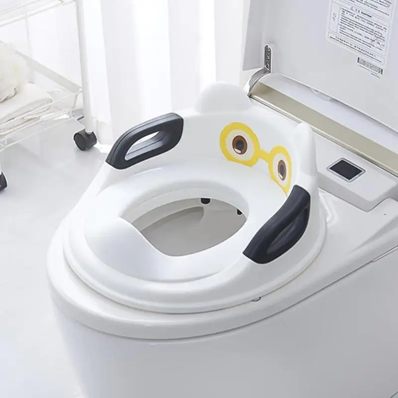 Baby Toilet Potty Training-Safe Seat Urinal Comfortable Infant Kid with Armrests Cushion