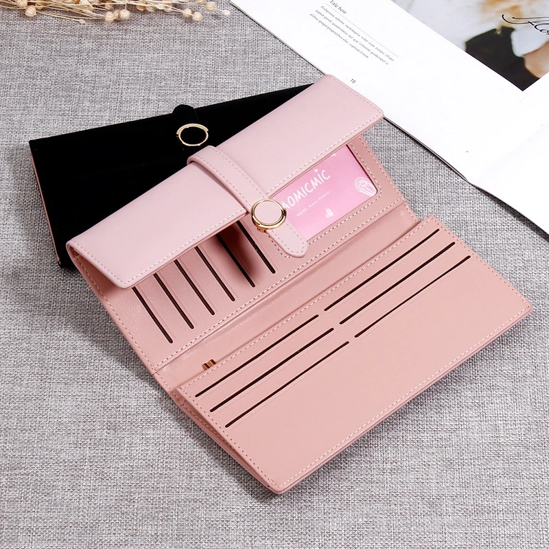 

Wallet Long Multi-Card Position Large Capacity Fashion Simple Ladies Wallet Clutch Bag Multi-Function Wallet
