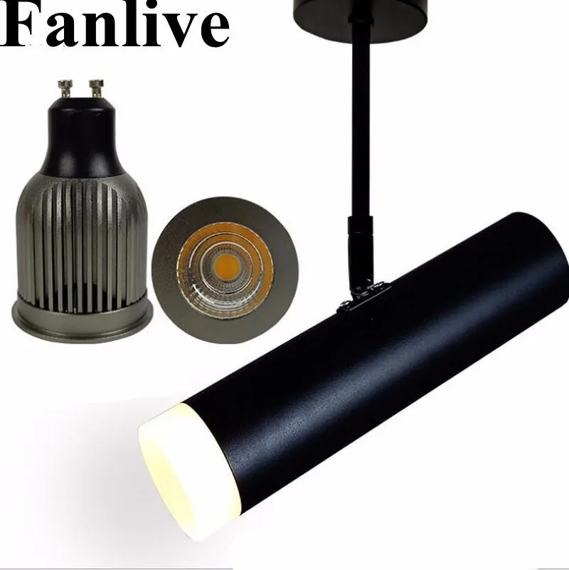 

Fanlive 20pcs LED Tracking Lamp 7W 10W 15W COB Track Ceiling Rail Spot Fixtures Light Source Changeable 3000K 4000K 6000K